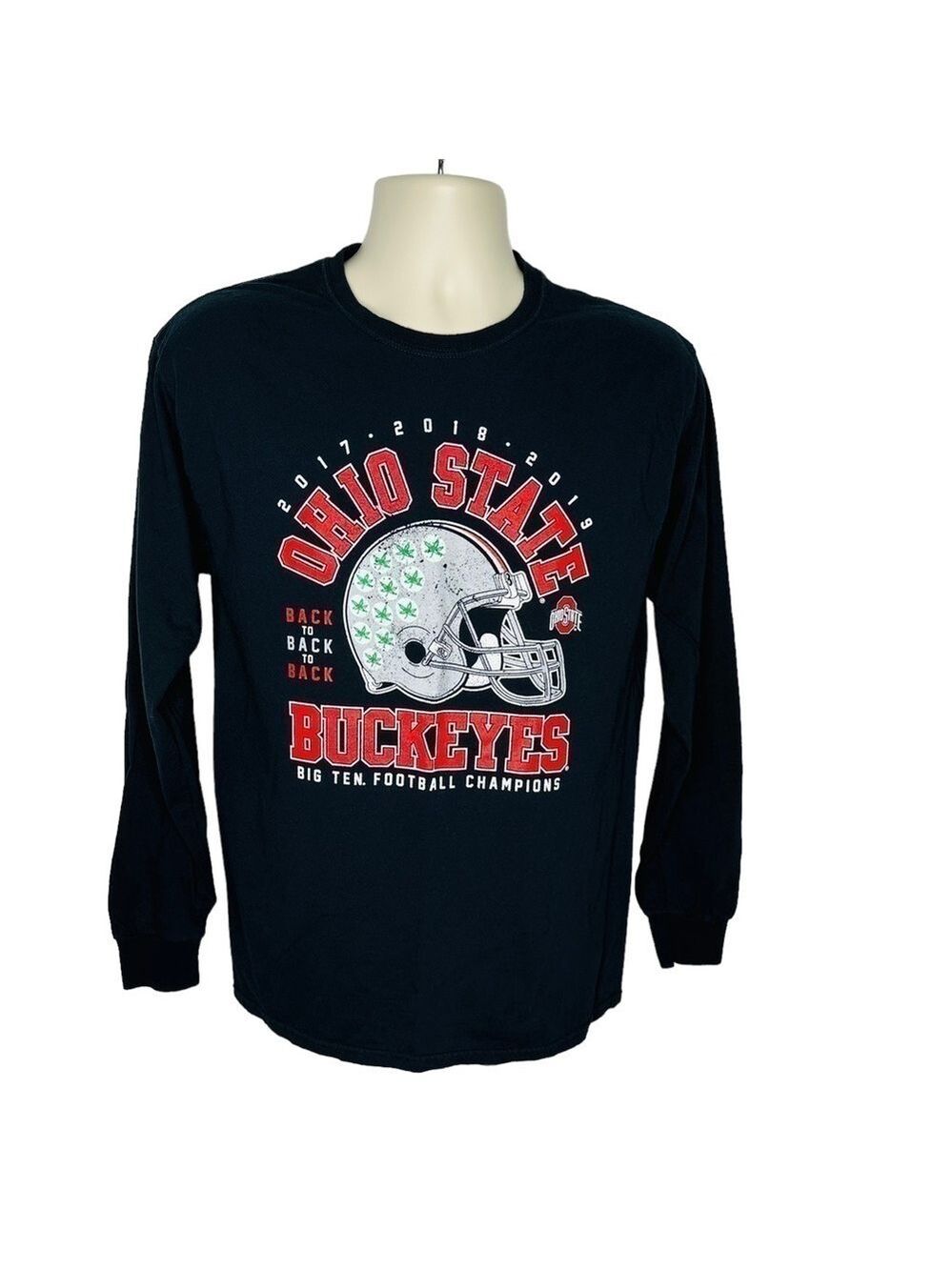 Ohio State Buckeyes Long Sleeve Championship T-Shirt Men's Size‎ M